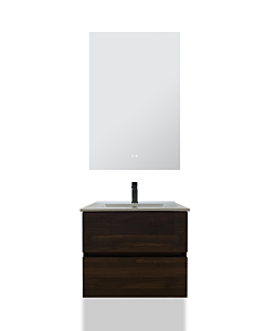 Dynamic Way badkamermeubel onderkast 100 cm walnoot