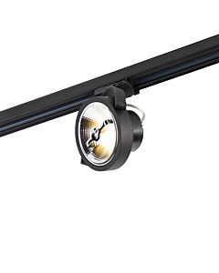 QAZQA 3-Phase railspot Expert GU10 111 cm zwart