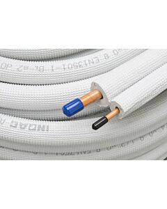 Rcool dubbel geïsoleerde koelleiding R220 1/2"- 3/4" x 0,80/1,00 mm 20 m