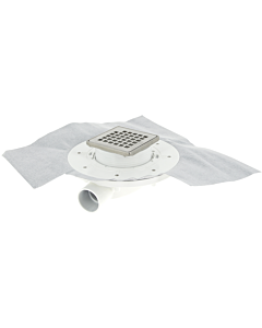 Nicoll doucheput 10 x 10 cm met magneetafsluiter uitl. Ø 40 mm