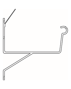 Evaco G170 gootbeugel grijs renovatie 5 mm lip/kraal