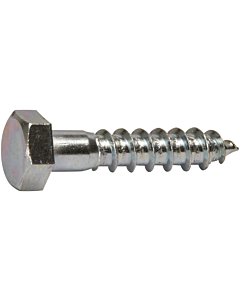 Houtdraadbout DIN 571 4.6 verz.  6 x 30 mm