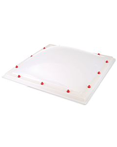 Skylux lichtkoepel 2W helder PC/pmma Heatstop TH  DM 040 x 040 cm