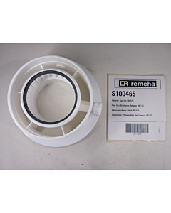 Remeha Calenta / Quinta Pro 45 ketel rookgasadapter Ø 80/125 mm