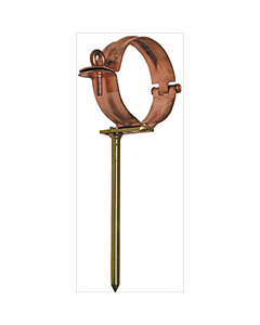 Feyts koper HWA Ø 103 mm scharnierpijpbeugel met bichro stift