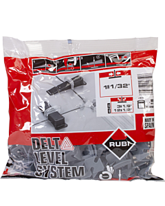 Rubi Delta Level Systeem clip 1.0 mm 3-12 mm 100 stuks