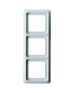 Berker afdekraam inbouw IP44 3-voudig wit