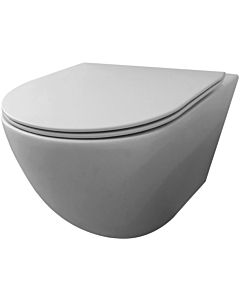 Best-Design Morrano wandcloset met zitting spoelrandvrij mat grijs