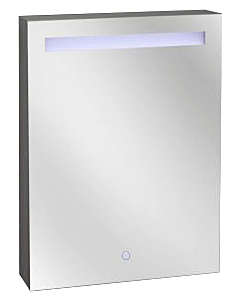 Best-Design Aluma spiegelkast met LED  60 x 80 cm alum.