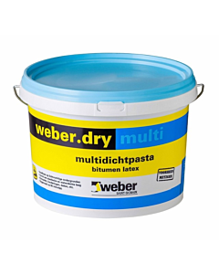 Weber Dry bitumen latex multidichtingspasta bus 5 kg