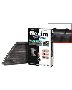 Flexim dakmortel standaard zwart 20 liter