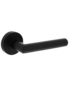 Intersteel Bastian deurkruk op rozet ø 53 x 8 mm zwart
