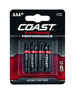 Coast Extreme Performance batterij alkaline potloodcel AAA 4 stuks